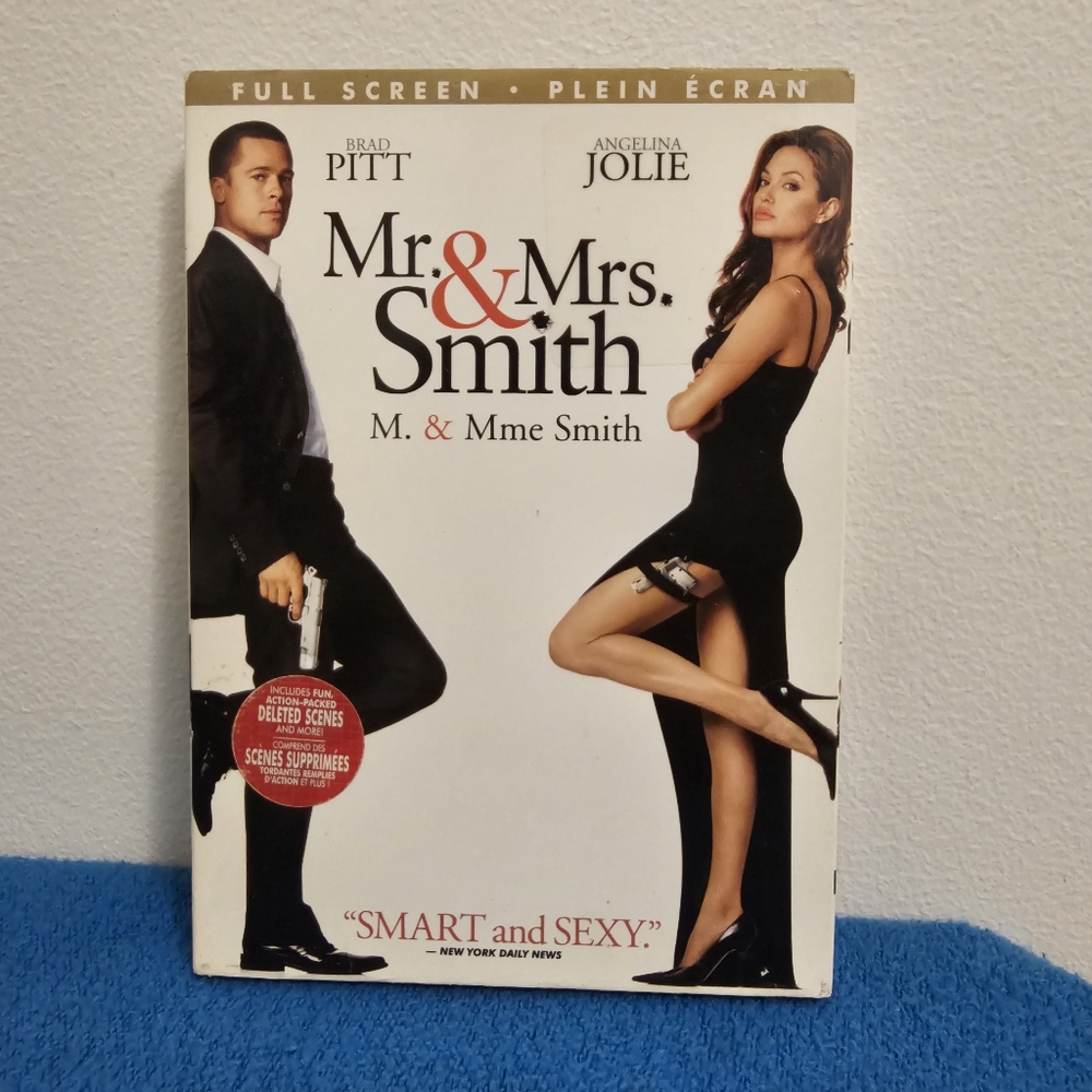Mr. and Mrs. Smith (DVD, 2005, Full Screen)
